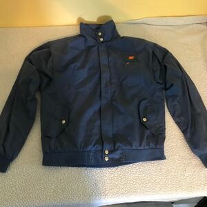 Vintage Norman Todd Gatorade Bomber Jacket Mens Medium Navy Blue Windbreaker